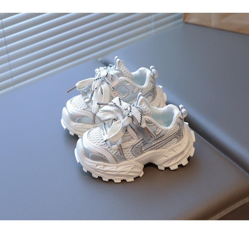 Compagno di classe primavera nuove scarpe sportive traspiranti suola morbida scarpe da corsa per bambini di media taglia scarpe da papà per uomo e donna bambini