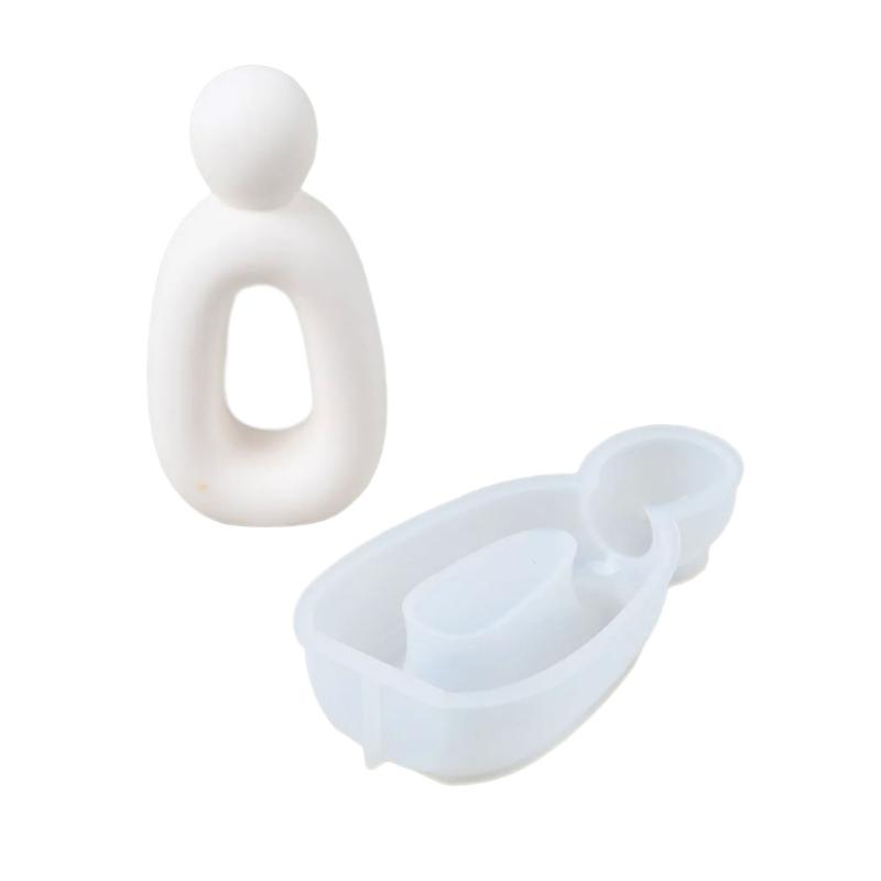 Abstract Human Figurine Silicone Candle Molds Epoxy Resin Silicone Molds for Making Candle Soap Gypsum Silicone Molds