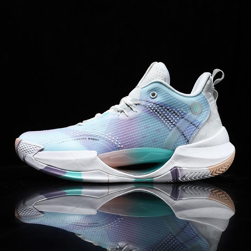 Reibungsgeräusch Teenager leuchtend echt Basketballschuhe Herren 2025 Frühling neu verschleißfest und rutschfest Paar Sportschuhe