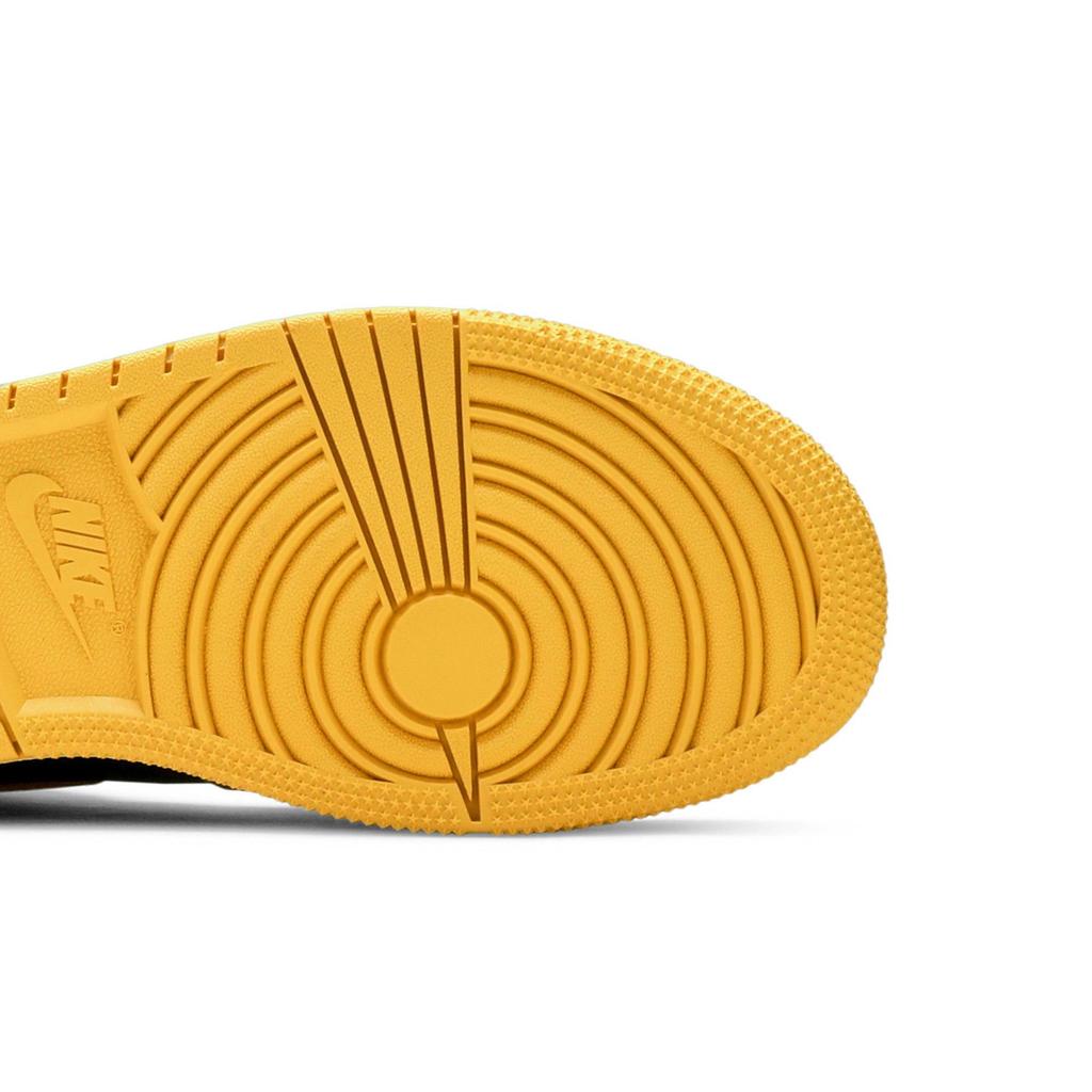 Air Jordan 1 Retro High OG Grade School 'Pollen' (Unisex) Pollen / Black / White Kids' Basketball Shoes 575441 701