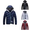 Elegant Fashion Men Winter Warm Padded Coat Thick Casual Outerwear Parka Jacket