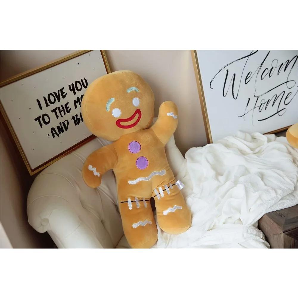 Gingerbread Man Plush Doll Sofa Decoration Cute Cookie Man Stuffed Toys Key Chain Soft Pendant Gifts