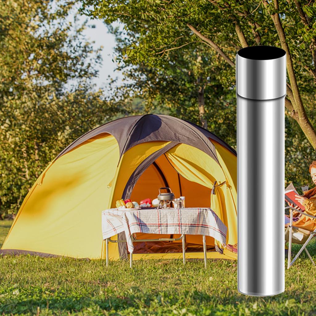 Șemineu 6cm Diametru Coș de Fum Anti-rugină Pentru Aragazuri pe Lemn