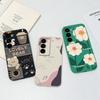 Casing For Itel City 100 City100 Luxury Flowers Phone Cases Camera Protection Liquid Silicone Soft Bumper Shockproof Back Covers