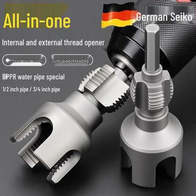 PPR Water Pipe Threading Tool with Integrated Internal and External Threading (6 & 4 Points)