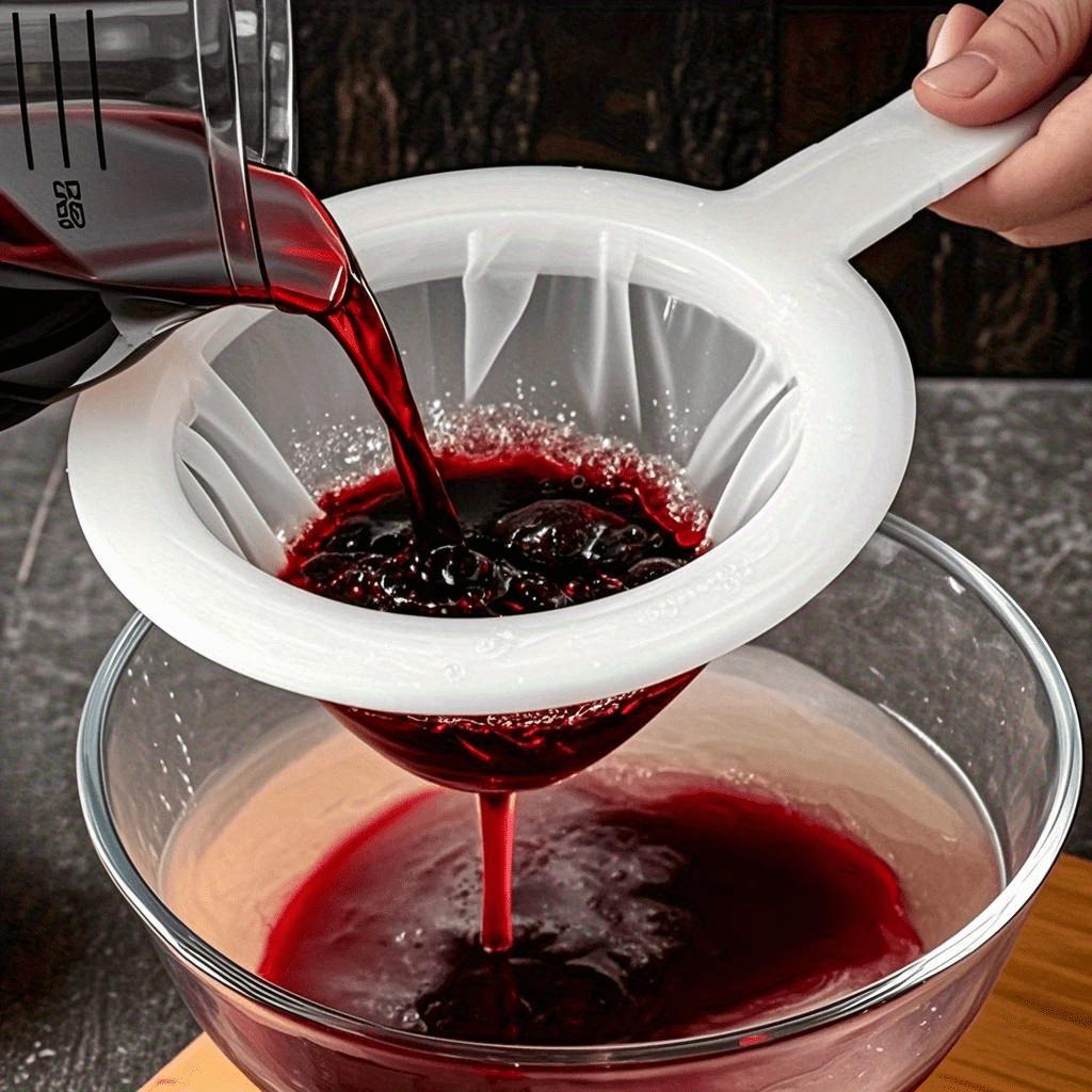 [Durable Strainer] Durable ABS Reusable Fine Mesh Strainer with Handle | Ergonomic Handle for Juices, Sauces, and Teas - Ideal for Kitchen Use