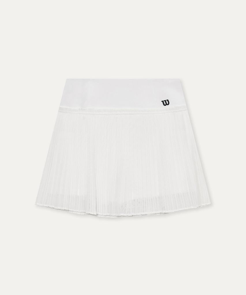 Wilseun Downtown Mesh Pleated Skirt W (2 Colors)