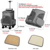 Pet Carrier Backpack Cat Stroller Travel Carrier Car Seat for Small Dogs Cats Puppies Cat Backpack Removable Rolling Wheels