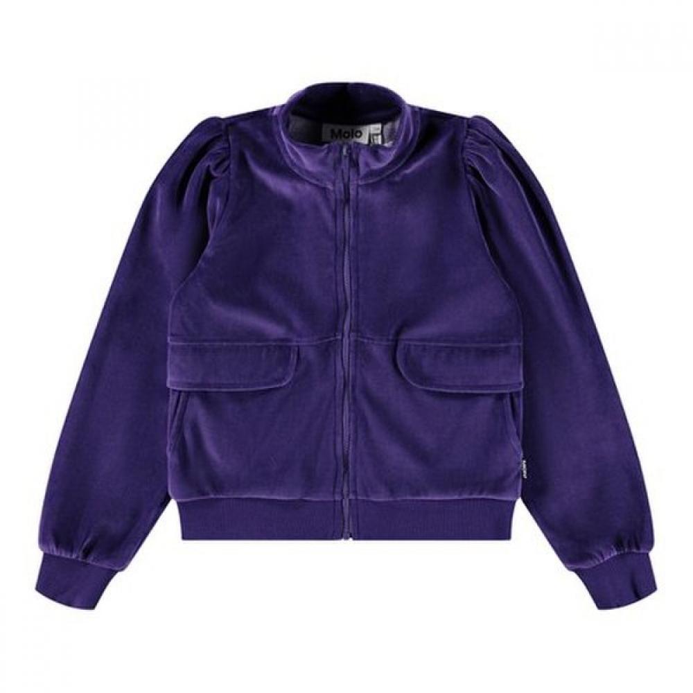 

Molo [25fw] 5 14y Cardigan Akhf9cg005 Madeleine Malaka Velour (116/5-6 years old)