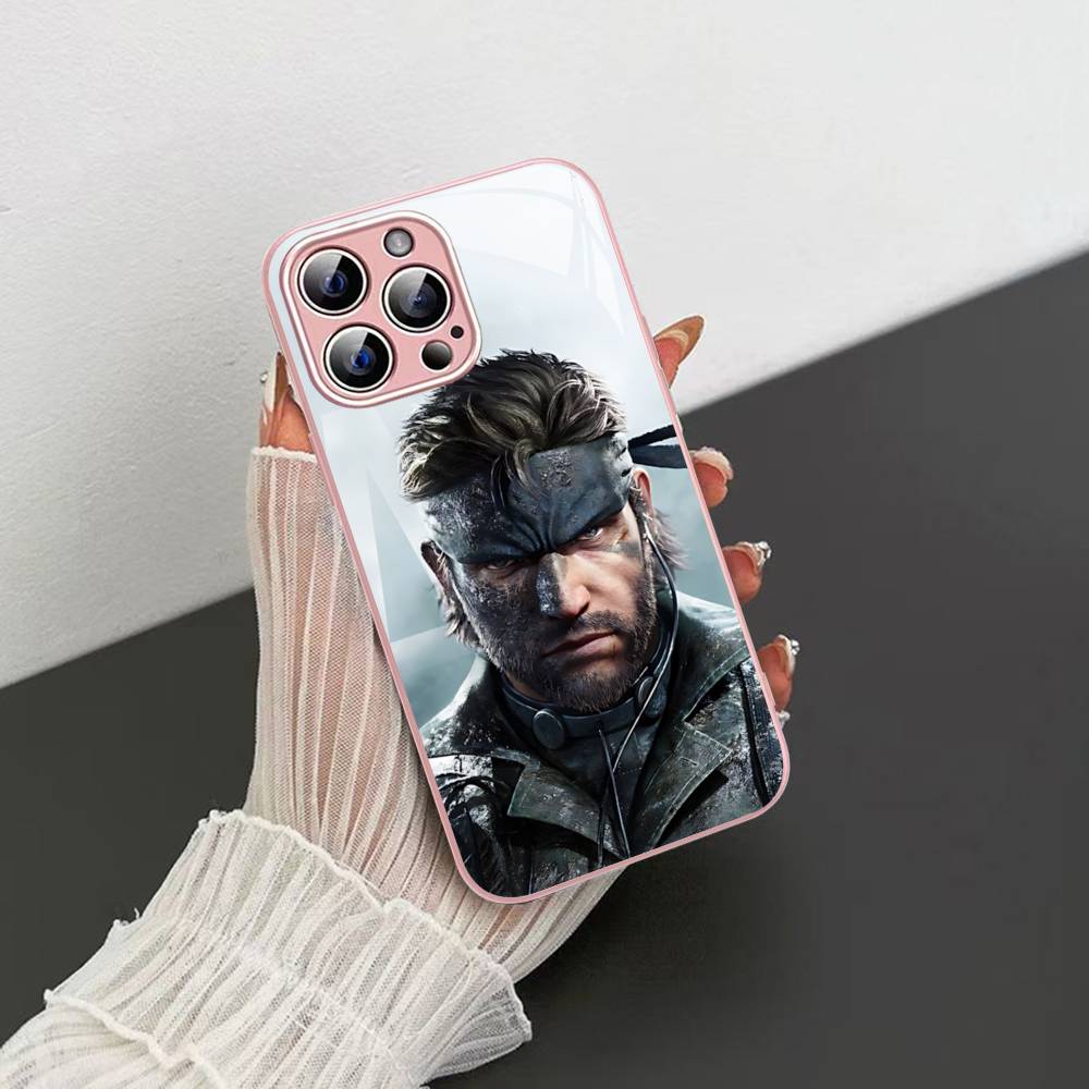 Popular Game M-Metal Classic G-Gear Tempered Glass For Iphone 14 13 12 11 Pro Mini XS MAX 14Plus X XS XR Fundas