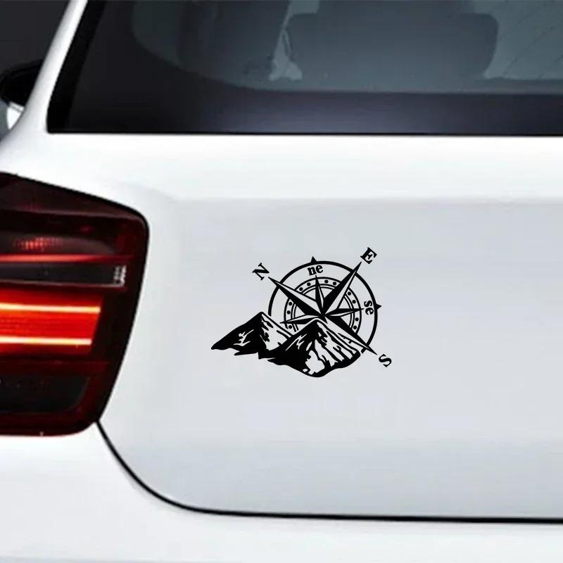Car Exterior Decoration Die Cut Vinyl Decals of Various Sizes for Compass Wind Rose Waterproof Car Decor Cover Scratch Sticker