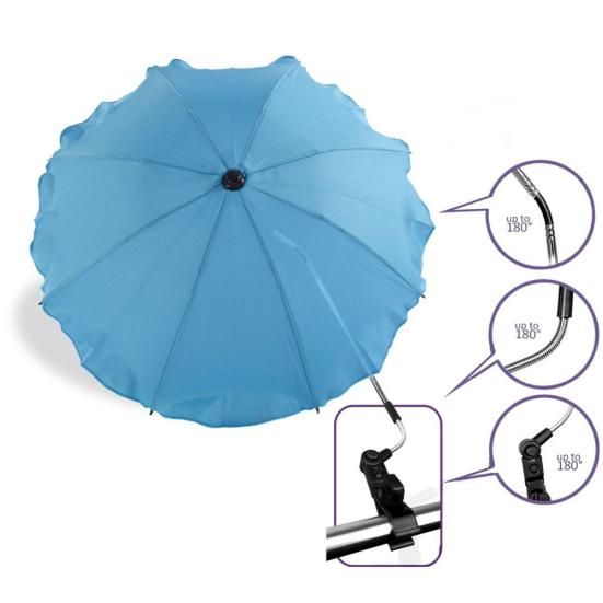 Infant Baby Stroller Pushchair Pram Umbrella Sun Shade Canopy Cover Parasol