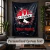Personalized Wall Tapestry,FC Köln Custom Text, Soft Fabric Wall Art For Indoor Decoration