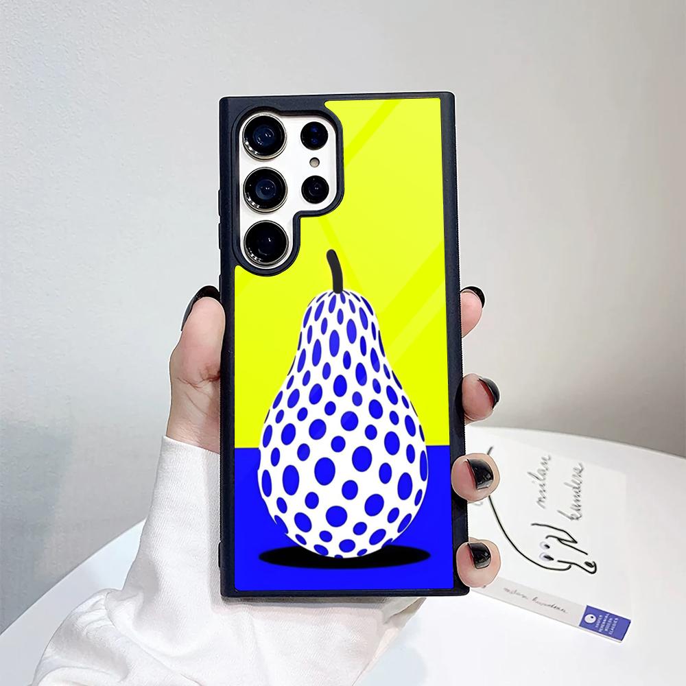

Yayoi Kusama Phone Case For Samsung Galaxy S26 S25 S24 S23 S22 S21 S20 FE Edge Pro Plus Ultra PC+TPU Cover Galaxy S22 5G