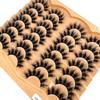 Xiaomi HBZGTLAD 14 Paia Ciglia Finte di Visona all'Ingrosso Volume Russo Folte Naturali Ciglia Finte Spesse Drammatiche Ciglia Finte di Visona all'Ingrosso Maquiagem