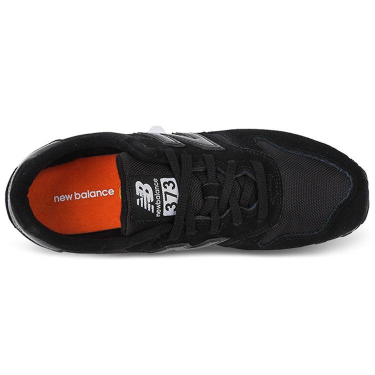 New Balance Nb 373 Classic Sports Fabric Leather Low Top Marathon Running Shoes Unisex Sneaker Black Orange White ML373MB