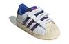 Adidas Originals SUPERSTAR COMFORT CLOSURE Low top Kids' Skateboarding Shoes White Blue Kids' IF4318
