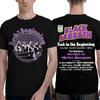 Black Sabbath Zpět na začátek Rocková kapela 2025 Pánské Dámské Tričko Merch Vtipná Trička Tričko 100% Bavlna Dospělý Moto