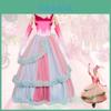 Wicked Glinda Cosplay Dress For Halloween Anime Role Play