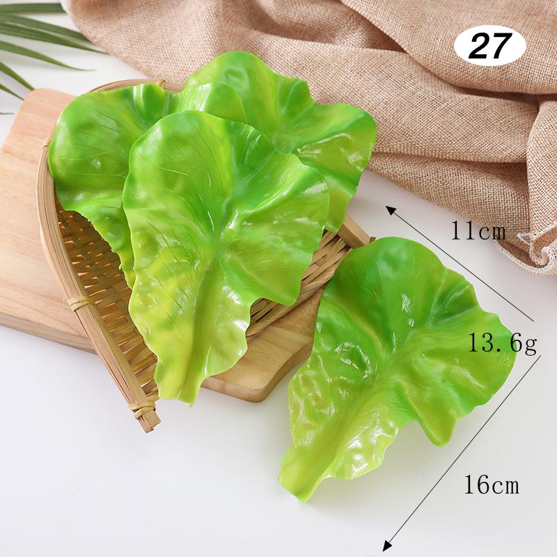 4 Pcs Simulated Hotpot Ingredient Model Mini Fake Vegetable Realistic Beef Roll Restaurant Store Barbecue Shop Display Decor
