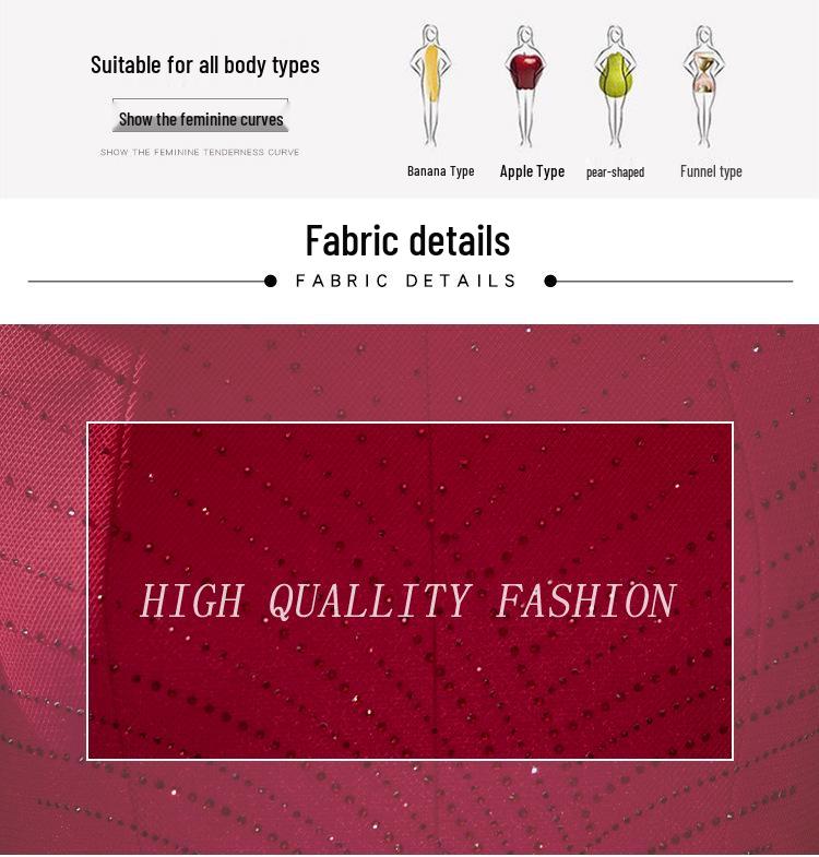 Mother's Noble Red Festive Wedding Dress 2025 - Spring Formal Gown for Stylish Mother of the Groom