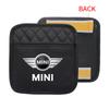 1Pcs Car Door Seat Leather Storage Bag For MINI Cooper JCW WORKS R55 R56 F55 F56 R57 R58 R59 R60 Organizer Bag Sticker Accessory
