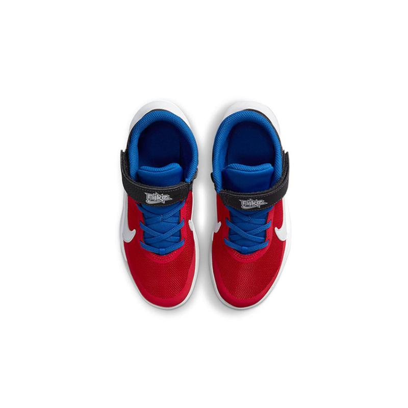 Nike Team Hustle D 10 FlyEase BP Slip Resistant Cushioning Abrasion Resistant Mid Top Children's Basketball Shoes Sneakers DD7302-005