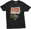 Herren Vintage Kassettentape mit Bleistift T-Shirt 80er 90er Geboren Nostalgisch Geburtstagsgeschenk Weihnachts-T-Shirt