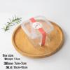 Square Mousse Soy Milk Cake Box: Wooden Cup Packaging for Tiramisu and Dessert Baking