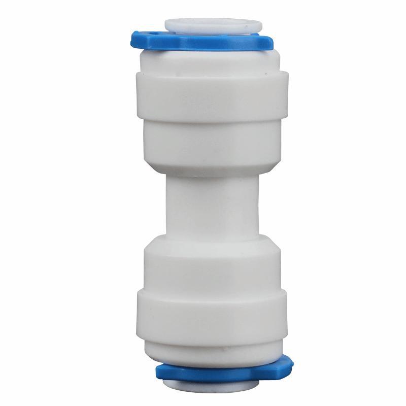 Water Purifier Quick Connect Fitting Adapter: 1/4, 3/8, 1/2 Inch with 1/2 Thread, Including Tee Elbow and Straight Connector