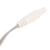 5PCS Clip Electrode Wire Portable Physical Therapy Electrode Wires Cable Clip for TENS Machine Grey