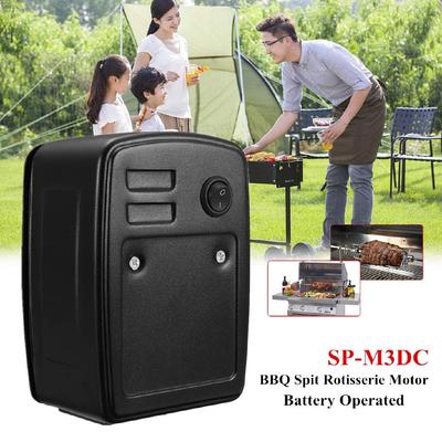 Grill BBQ Drehspieß Batteriebetrieben Bratenmotor Outdoor Picknick SP-M3DC Geeignet Kochen Lämmer Spanferkel Hähnchen 3V