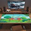 Kikouriki Kikoriki Cartoon Color Mouse Pad Large Gaming Table Cushion Non-slip Laptop Tablet Big Mousepad XXL Mat Mini PC Playmat With Lock Edge