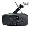 Solar Hand-Crank Emergency Radio: All-Band Satellite Broadcast & Portable Player