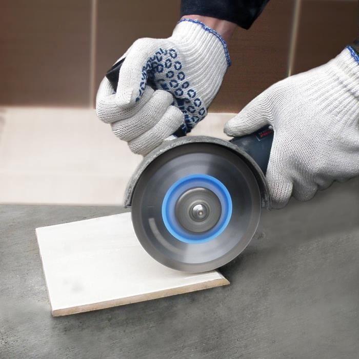 S&R Disque Diamant 125 Pour Grès Cérame Carrelage. Lame Diamantée À Tronçonner CERAMIQUE, Tuiles, Marbre, Granit, Calcaire.