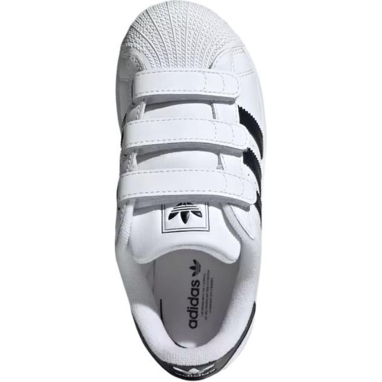 adidas Superstar 2 Comfort Closure K Cloud White Core Black Kids Sneakers JI3988