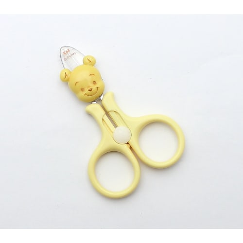 kai babypooh claw scissors  with pocket  comes with child lock for safety and security