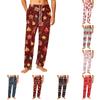 Men's Drawstring Pocket Flannel  Pants Homewear Sleep Pants