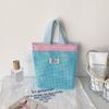 Mesh Women Cosmetic Bag Skin Care Storage Bag Zipper Makeup Bag Korean Storage Bag  Girls Lady