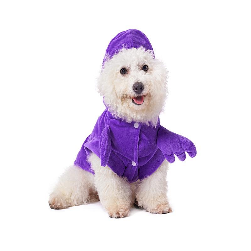 Halloween Dinosaur Transformation Dog Costume, Small Dog and Cat Pet Clothing