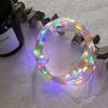 Remote-Controlled Camping String Lights, 8 Functions, 10m, 100 Warm White LEDs, Waterproof Battery Box, Copper Wire