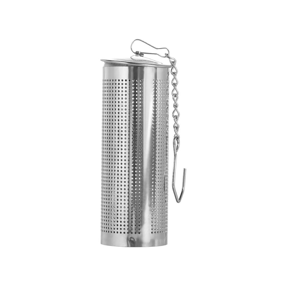 

Resistance Stainless Steel Cylindrical Multifunctional Hanging Type Tea Filter Tea Leak Tea Infuser Seasoning Filter