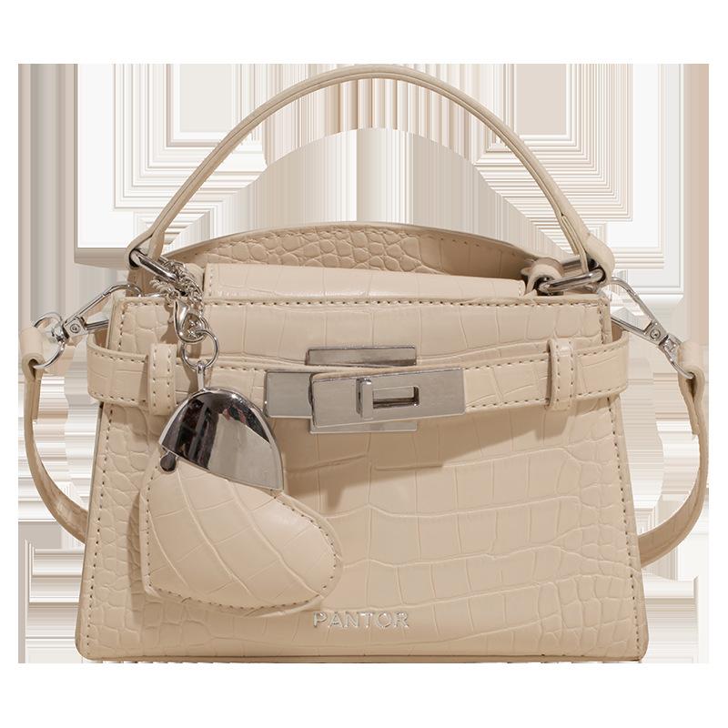 Borsa a Mano Primaverile, Borsa a Spalla Singola Crossbody da Donna con Ciondolo, Senso di Lusso, Moda di Nicchia per il Pendolarismo, Borsa da Donna