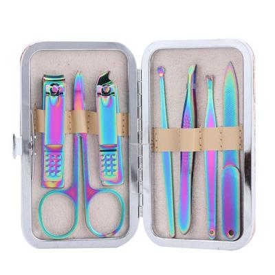 7pcs Stainless Steel Nail Clipper Set Nail Trimmers Set Manicure Pedicure Tool