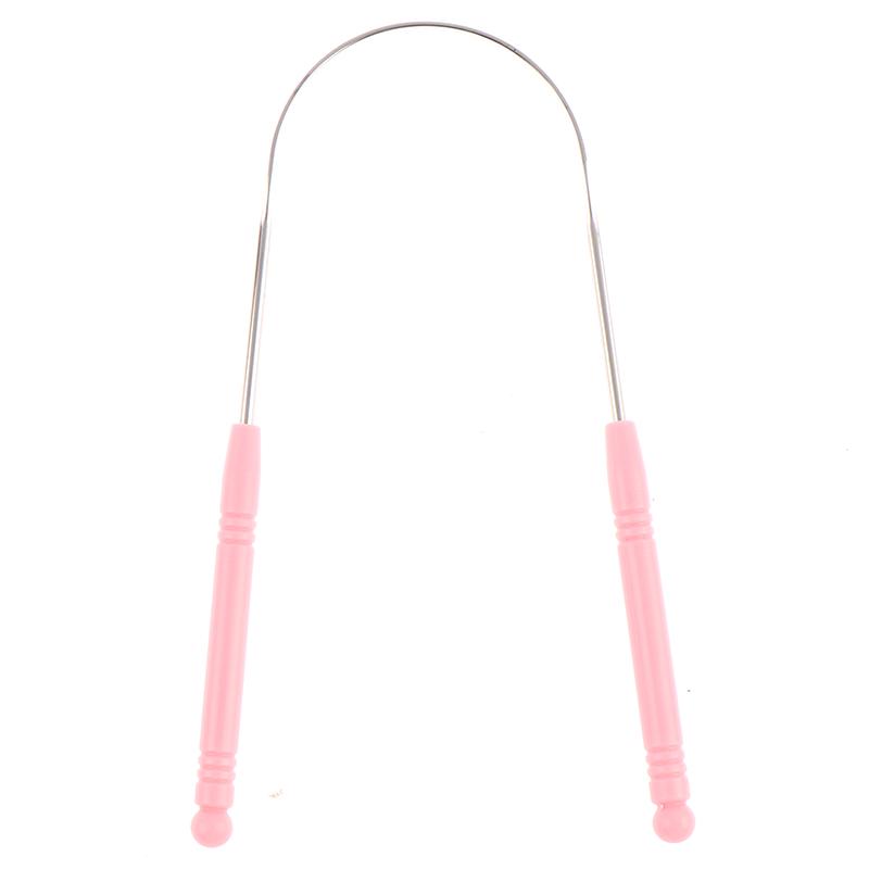 

Durable And Safe 1Pcs Tongue Scraper Cleaner Fresh Breath Cleaning Coated Tonguetoothbrush Oral Hygiene Care Tools