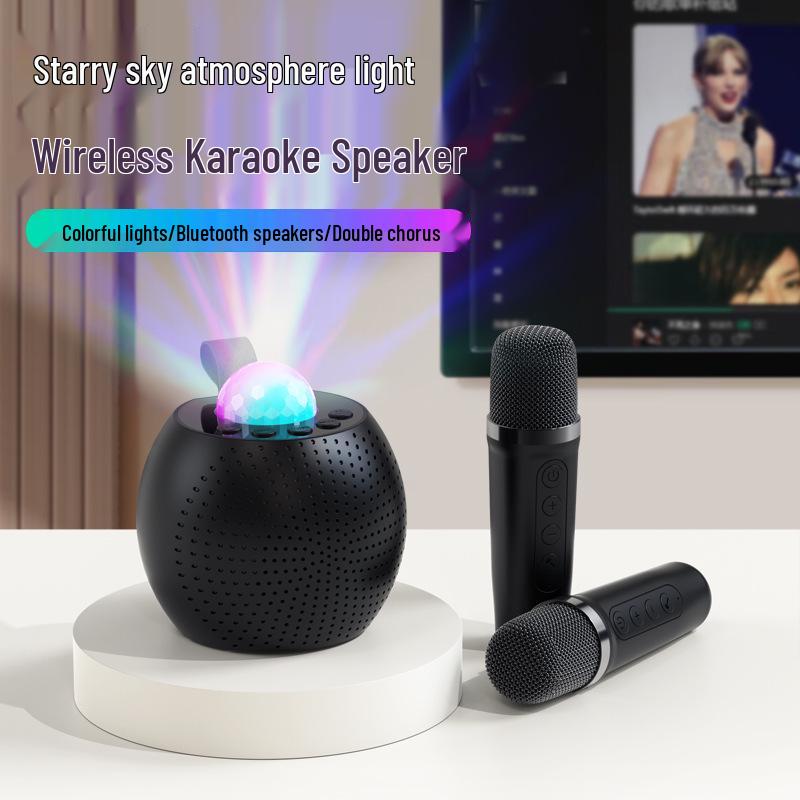 Boxă și Microfon Portabile Bluetooth All-in-One Z1 cu Lumină LED