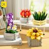 ToylinX Succulent Flower Potted 115PCS Building Blocks Toy Model Garden Kids And Adult  Festive Gifts Christmas Halloween Easter