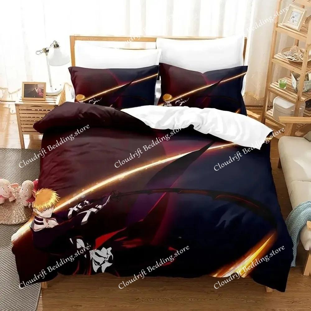 2025 Bleach Bedding Set Single Twin Full Queen King Size Bed Set Adult Kid Bedroom Duvet cover Sets 3D Print Anime Bed Sheet Set