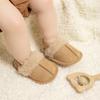 Cozy Velvet-Lined Baby Toddler Shoes: Warm, Soft Sole for 0-1 Year Olds (Fall & Winter)