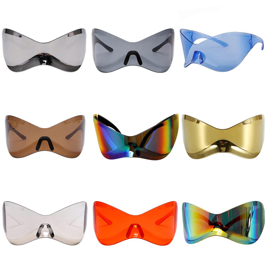 Stilige solbriller for jenter gutter fotorekvisitter reise hip hop solbriller oversized hip hop briller jenter gutter solbriller